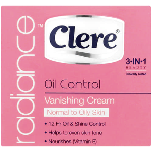 Radiance Oil Control Vanishing Cream Normal To Oily Skin 50ml