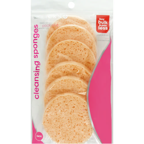 Face Cleansing Sponges 6 Pack