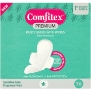 Winged Pantyliners Fragrance Free 36s