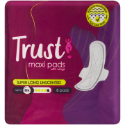Maxi Sanitary Pads Super Long 8 Pack