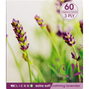 3-Ply Facial Tissues Lavender 60 Tissues