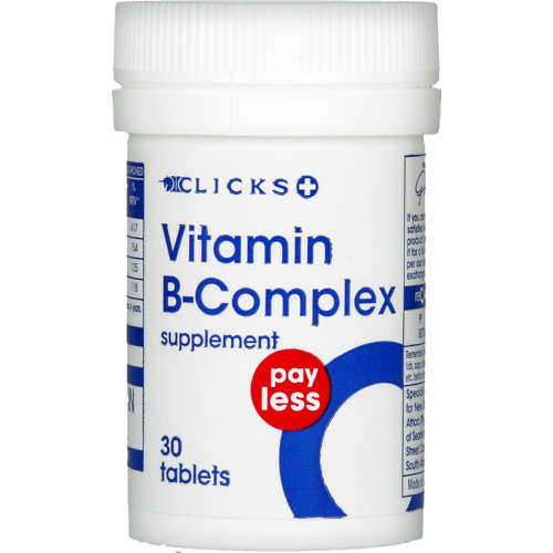 Clicks Payless Vitamin B Complex 30 Tablets Clicks 