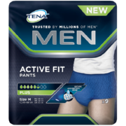 Men Active Fit Pants Plus Medium 9's