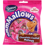 Mallows Chocolate Coated Pink & White Pillows 150g