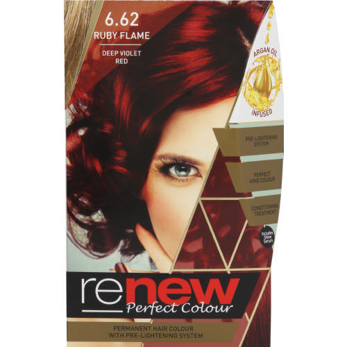 Renew Perfect Colour Permanent Hair Colour Kit Ruby Flame