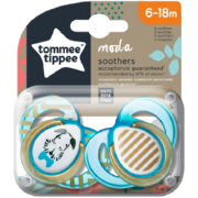 Moda Soother Blue 6-18 Months 2 Pack