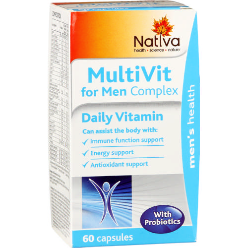 Nativa For Men Complex Multivit 60 Capsules - Clicks