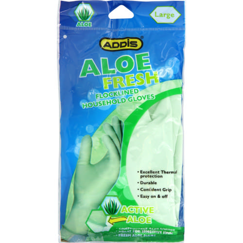 Household Gloves Aloe Vera Large