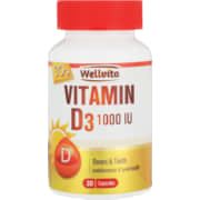 Vitamin D3 1000iu Capsules 30 Capsules