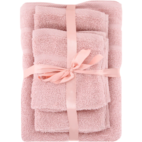 Towel Set Rose 6 Piece