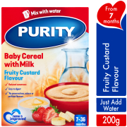 Second Foods Baby Cereal With Milk Fruity Custard 200g