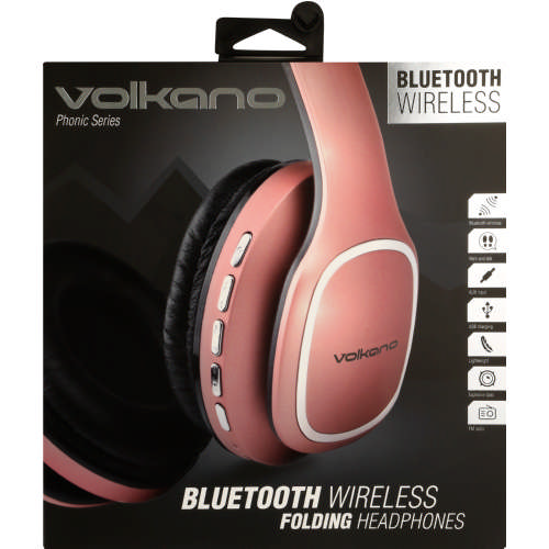 Volkano Phonic Series On Ear Bluetooth Headphones Clicks