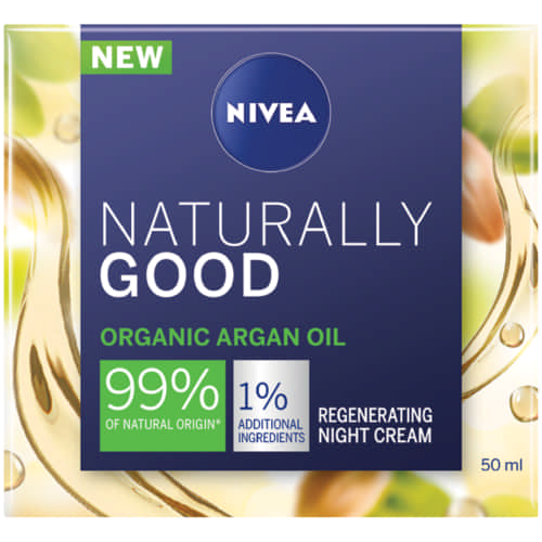 Naturally Good Night Cream Organic Argan Oil 50ml