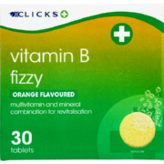 Vitamin B Fizzy Orange 30 Effervescent Tablets