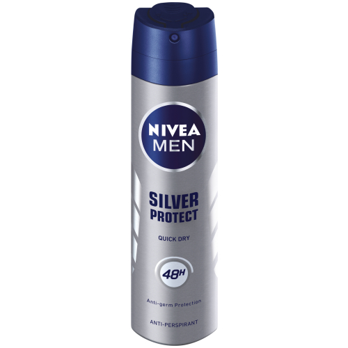 Nivea Men Anti-Perspirant Deodorant Silver Protect 150ml - Clicks