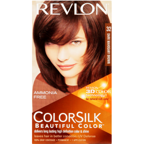 Revlon ColorSilk Beautiful Color Dark Mahogany Brown 32 - Clicks