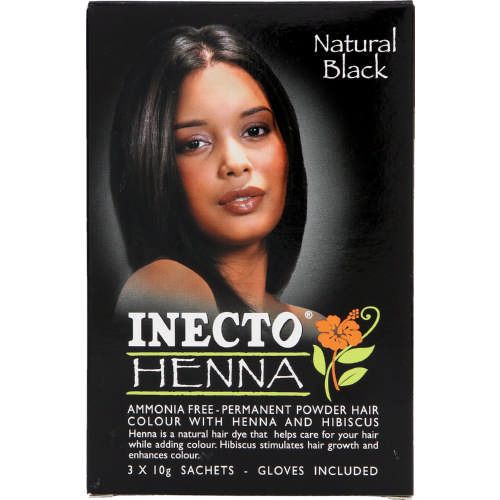 Henna Powder Hair Colour Natural Black 3 Sachets