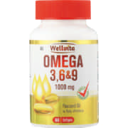 Omega 3,6 & 9 1000mg 60 Softgels