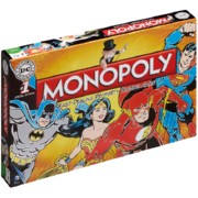 Monopoly Board Game DC Comics Retro Edition
