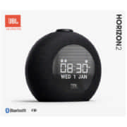 Horizon 2 Bluetooth Clock Radio Speaker Black