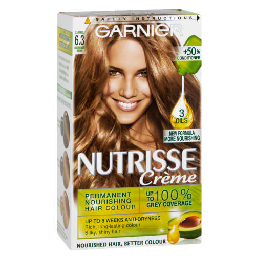 Garnier Nutrisse Creme Permanent Nourishing Hair Colour Caramel
