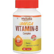 Mega Vitamin-B Complex Energy Tablets 30 Tablets