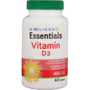Essentials Vitamin D3 60 Tablets