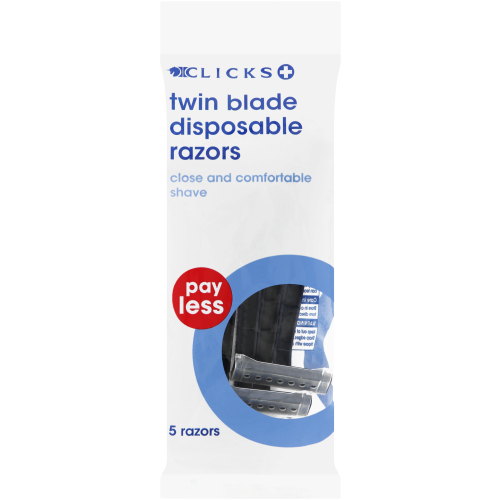 Disposable Razors Twin Blade 5 Razors
