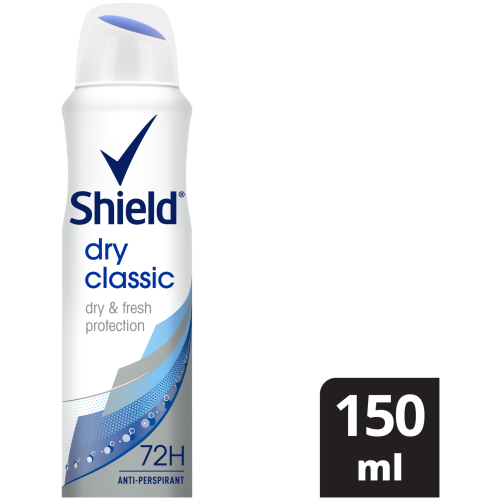 Shield Dry Confidence Anti-Perspirant Deodorant Body Spray 150ml, Female  Spray Deodorant, Fragrances & Deodorant, Health & Beauty