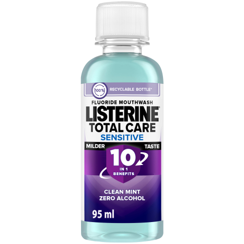 Total Care Sensitive Mouthwash Clean Mint 95ml