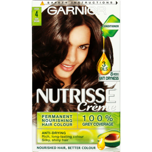Nutrisse Creme Permanent Nourishing Hair Colour Brown 4