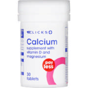 Calcium Supplement With Vitamin D & Magnesium 30 Tablets