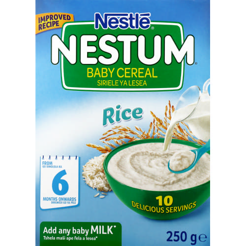 Nestle Nestum Baby Cereal Rice 250g - Clicks
