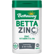 Betta Zinc Tablets 60s