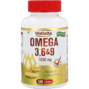 Omega 3,6+9 1000mg Flaxseed Oil Softgels 120 Softgels