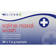 Saline Sachets 30's