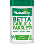 Herbal Supplement Garlic & Parsley 200 Capsules