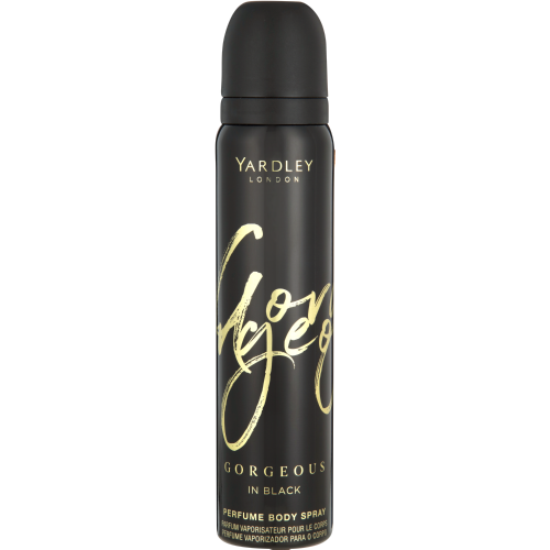 Gorgeous Perfume Body Spray In Black 90ml