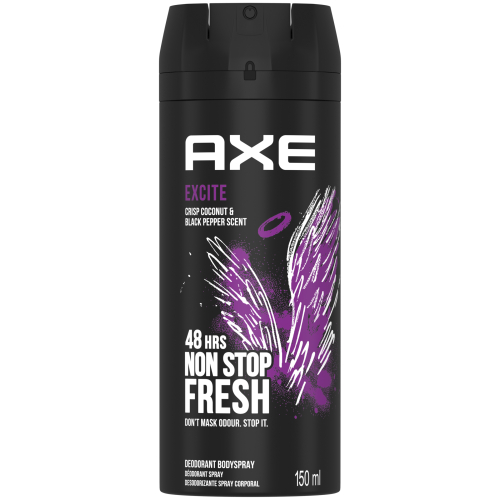 Aerosol Deodorant Body Spray Excite 150ml