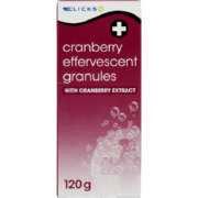 Cranberry Effervescent Granules 120g