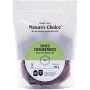 Dried Fruit Cranberries 250mg