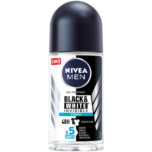 Roll On Black & White Fresh 50ml