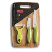 Knife Set With Bamboo Cutting Board