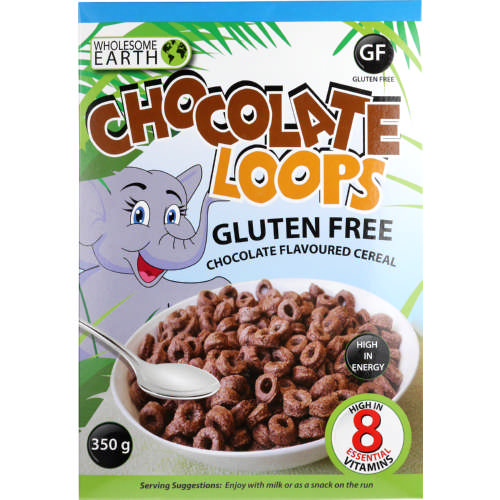 Gluten Free Chocolate Loops Cereal 350g