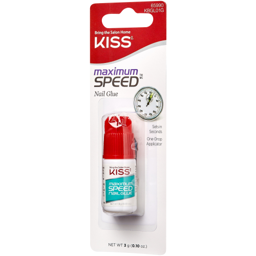 Kiss Maximum Speed Nail Glue 3g - Clicks