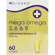 Mega Omega 3, 6 & 9 60 Softgels