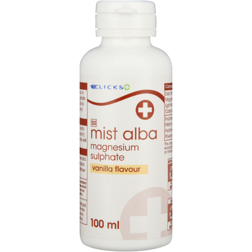 Mist Alba Magnesium Sulphate Laxative Vanilla 100ml