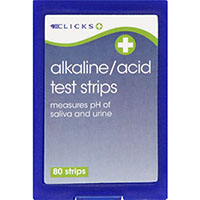 Clicks alkaline / acid test 