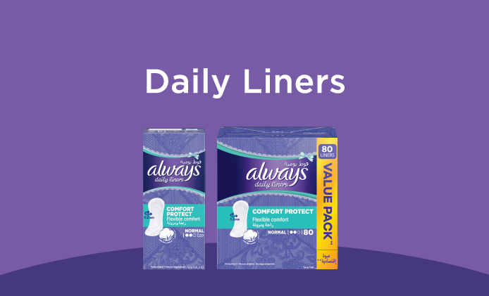 Buy Always Dailies Fresh & Protect Panty Liners, Normal, Fragrance Free,  20-Pack Online at Special Price in Pakistan 