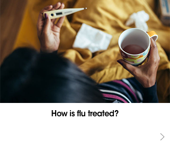 How is flu treated?